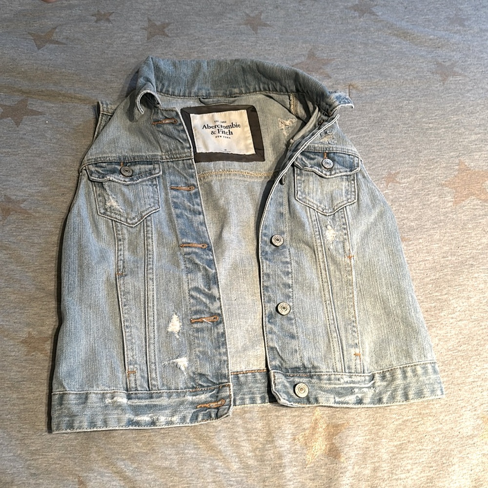 Abercrombie & Fitch Blue Jean Jacket
